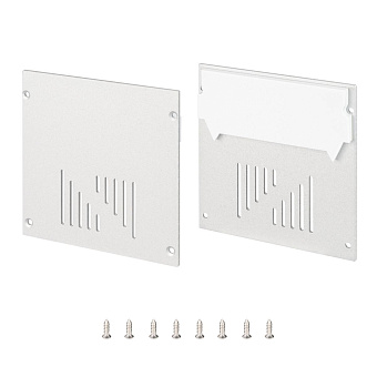 Заглушка для светодиодного профиля Arlight 036429 серебро