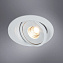 Светильник точечный встраиваемый Arte Lamp STUDIO A3807PL-1WH 7Вт LED