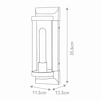 Светильник настенный Hinkley pearson QN-PEARSON-M-TK 60Вт E27