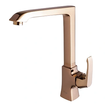Смеситель для кухни Maxonor PL4088-16 поворотный излив золотой