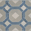 Вставка KERAMA MARAZZI Онда OS\B246\SG606220R серый/синий 7,2х7,2см 0,233кв.м.