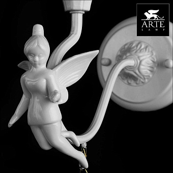 Светильник настенный Arte Lamp ANGELINA A5349AP-1WH 40Вт E14