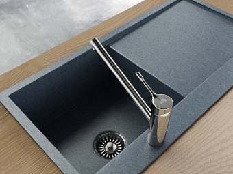 Смеситель для кухни IDEAL STANDARD CERALOOK BC295GN поворотный излив Серебряный Шторм