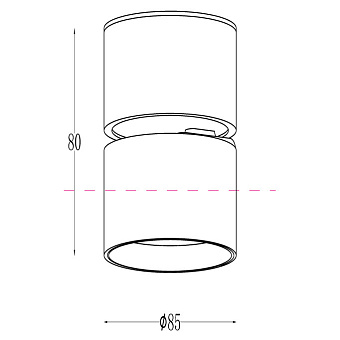Светильник точечный накладной Maytoni Onda C024CL-L12B3K 12,4Вт LED