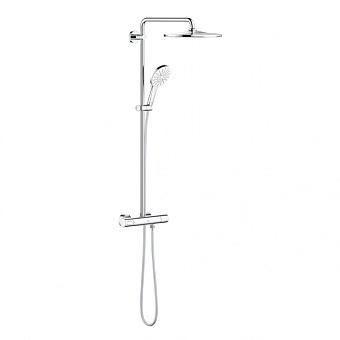 Душевая система GROHE Rainshower SmartActive 310 26647LS0 белый/хром