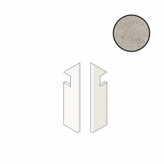 Вставка Atlas Concord Италия Boost Stone A7NR Pearl Battiscopa Sag Sx 7,2х30см 0,259кв.м.