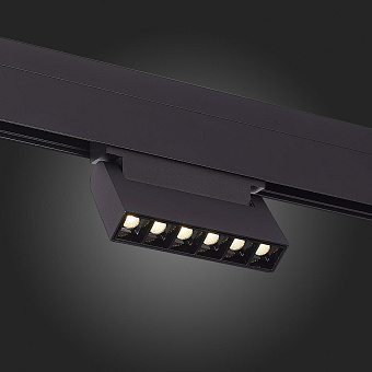 Магнитный трековый светильник ST Luce NANE ST364.436.06 6Вт LED чёрный