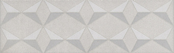 Бордюр KERAMA MARAZZI Корредо HGD\A584\6437 серый светлый матовый 25х7,7см 0,578кв.м.