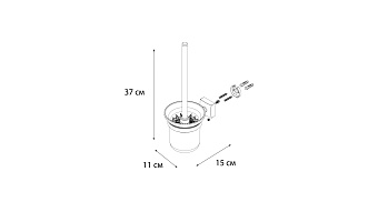Ёршик FIXSEN KVADRO FX-61313B хром
