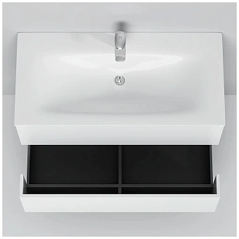 Раковина встраиваемая сверху AM-PM Spirit 2.0 M70AWCC1002WG 100х49,5см