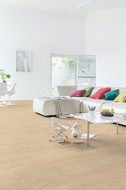 Виниловый ламинат Quick-Step ДУБ СВЕТЛЫЙ ОТБОРНЫЙ BACP40032 1251х187х4,5мм 33 класс 2,105кв.м