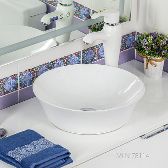 Раковина накладная MELANA 78114-805 42х42см