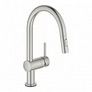 Смеситель для кухни GROHE Minta Touch 31358DC2 высокий излив нержавеющая сталь