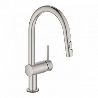 Смеситель для кухни GROHE Minta Touch 31358DC2 высокий излив нержавеющая сталь
