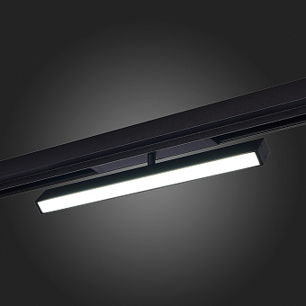 Трековый светильник ST Luce SKYLINE 220 ST378.406.18 18Вт LED чёрный для однофазного трека
