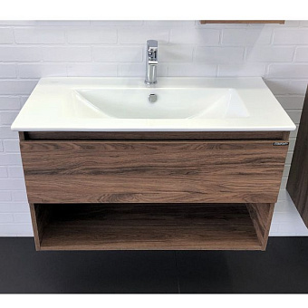 Тумба с раковиной Comforty Бордо-90 00-00006671CF 47х90х55см
