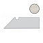 Плинтус Atlas Concord Италия Klif AN4H White Battiscopa Sag.Dx. 7,2х30см 0,259кв.м.