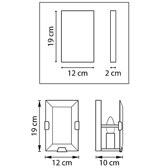 Бра Lightstar Novara 713617 40Вт E14