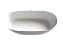 Ванна каменная SALINI SOFIA 102521MRF S-Stone матовая 165х75см отдельностоящая