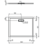 Душевой поддон IDEAL STANDARD ULTRAFLAT NEW T4468V3 80х100см