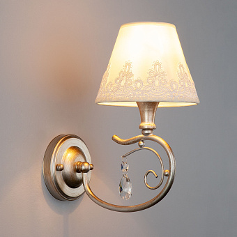 Бра Eurosvet Incanto 60069/1 серебро 40Вт E14