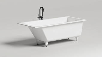 Ванна каменная SALINI CASCATA 104513G 180х80см встраиваемая