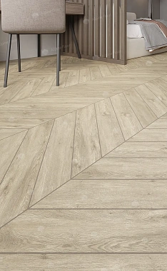 Виниловый ламинат Alpine Floor Сонома Chevron ECO 18-7 600х127х5мм 43 класс 1,68кв.м