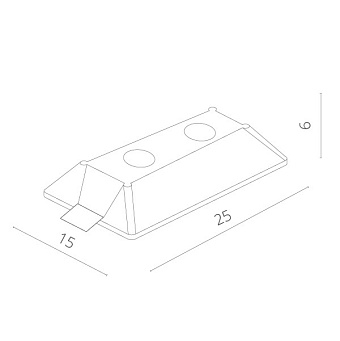 Светильник точечный встраиваемый Arte Lamp INVISIBLE A9214PL-2WH 35Вт GU10