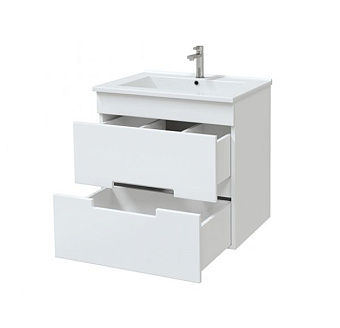 Тумба с раковиной MIRSANT Аура УТ000025811 44х59х60см