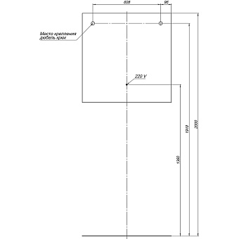Зеркало AQUANET Гласс 274016 80х80см с подсветкой