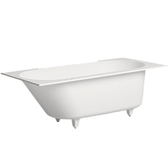 Ванна каменная SALINI ORNELLA 102322M S-Stone матовая 180х80см встраиваемая