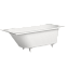 Ванна каменная SALINI ORNELLA 102322M S-Stone матовая 180х80см встраиваемая