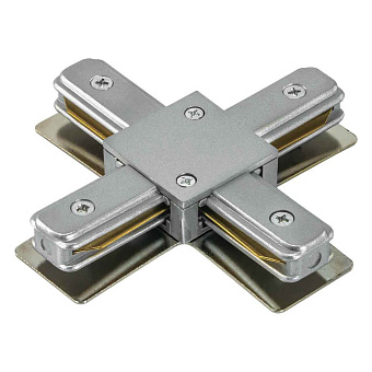 Коннектор Lightstar 502149 серый для однофазного трека