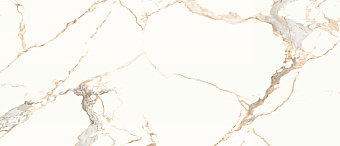 Крупноформатный керамогранит NEODOM Statuario N20332 Gold 120х278см 3,336кв.м.