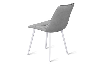Кухонный стул AERO 47х65х87см велюр/сталь Light Grey