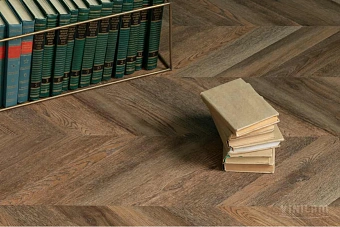 Виниловый ламинат Viniliam Шеврон Нормандия RI153610CL4 1293х305х8,5мм 43 класс 1,58кв.м