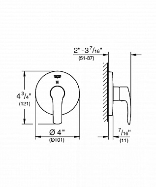 Переключатель потоков GROHE 19970002