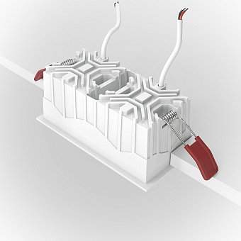 Светильник точечный встраиваемый Maytoni Alfa LED DL043-02-15W3K-SQ-W 30Вт LED