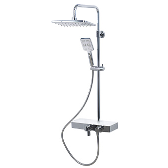 Душевая система WASSERKRAFT A11301 Thermo бежевый/хром