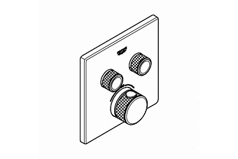 Смеситель для душа GROHE Grohtherm SmartControl 29124000 хром