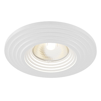 Светильник точечный встраиваемый Maytoni Gyps Modern DL004-1-01-W 35Вт GU10