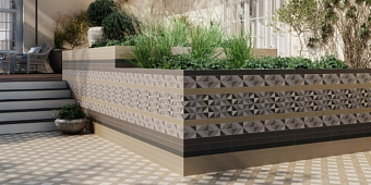 Настенная плитка KERAMA MARAZZI 26301 бежевый темный матовый 28,5х6см 0,82кв.м. матовая