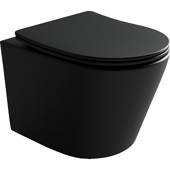 Унитаз подвесной Ceramica Nova BALEARICA CN6000MB безободковый с микролифтом