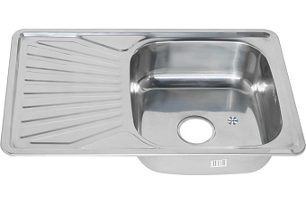 Мойка кухонная MELANA 7848 123 t (*10) 78х48см хром