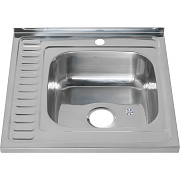 Мойка кухонная MELANA 6060 015 t R (*10) 60х60см хром