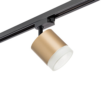 Трековый светильник Lightstar Rullo R1T349080 15Вт GX53 золото для однофазного трека