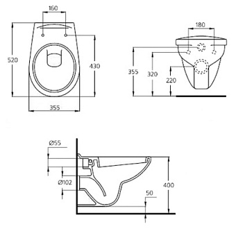 Сиденье для унитаза IDEAL STANDARD K706101 с микролифтом
