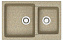 Мойка кухонная Azario Grand CS00079905 57,5х44см коричневый