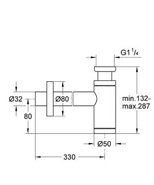 Сифон для раковины GROHE 28912000
