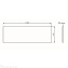 Экран для ванны AM-PM Func W84A-160-070W-P 160см